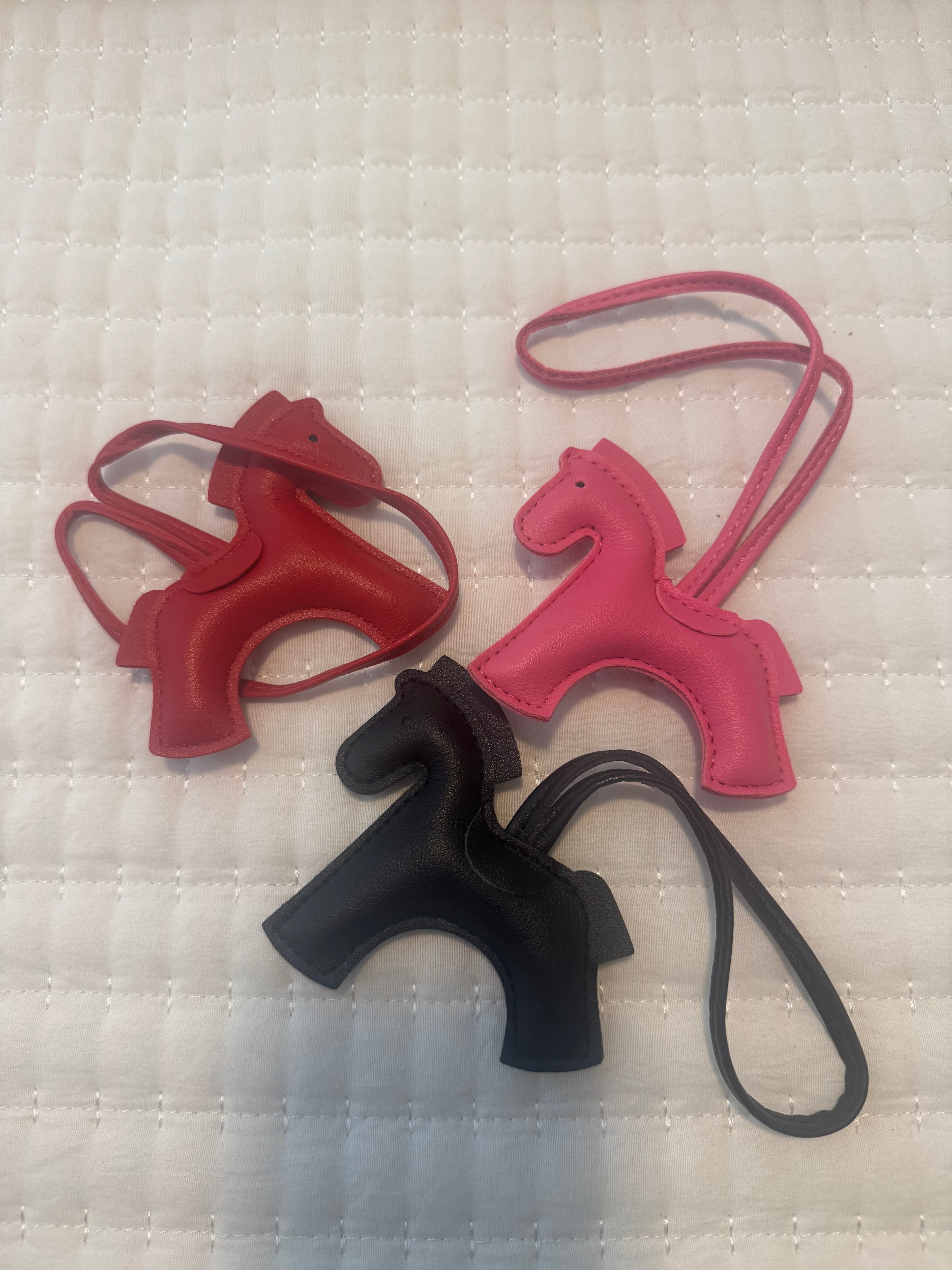 Hermés inspired leather horse