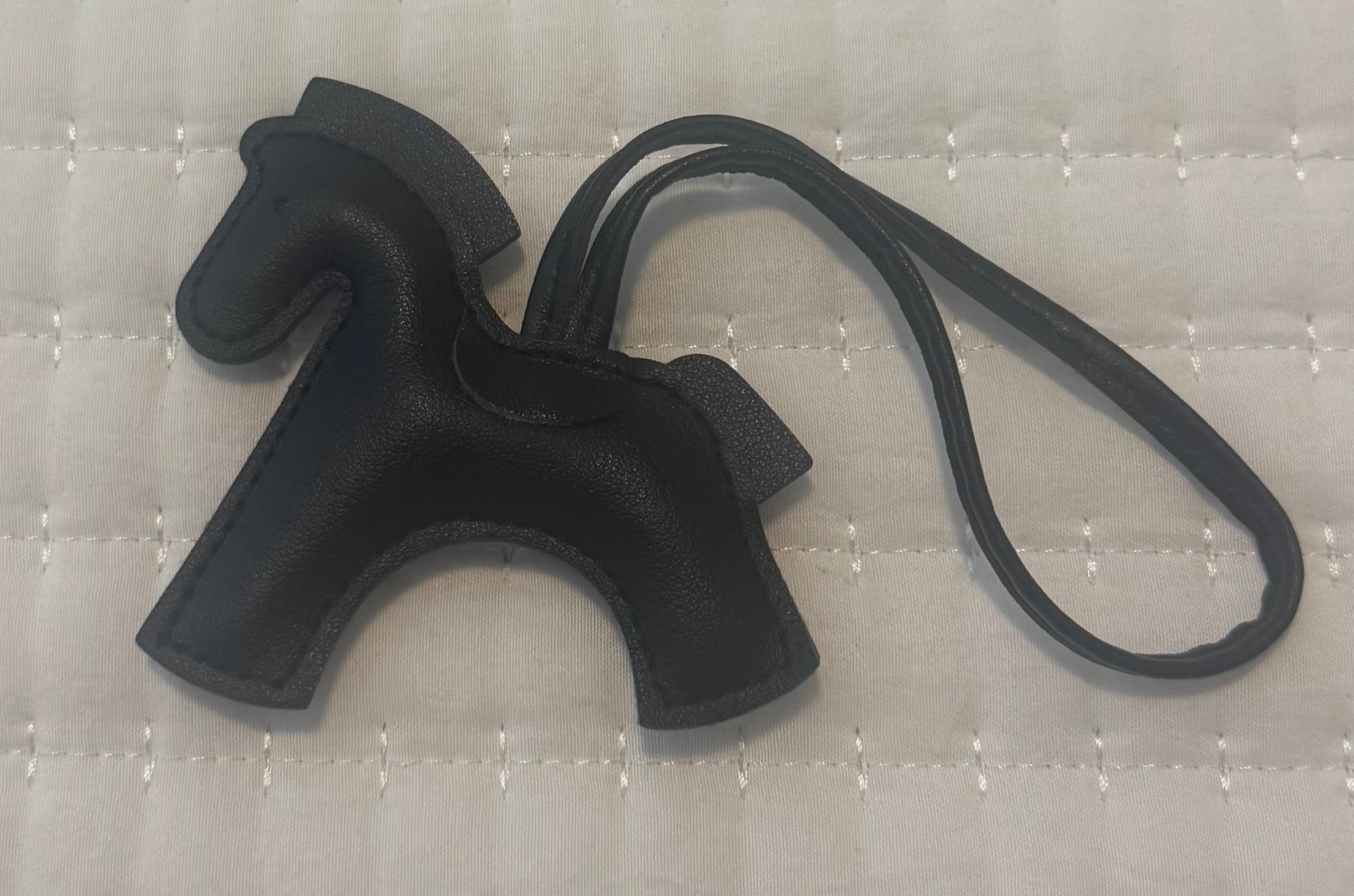 Hermés inspired leather horse