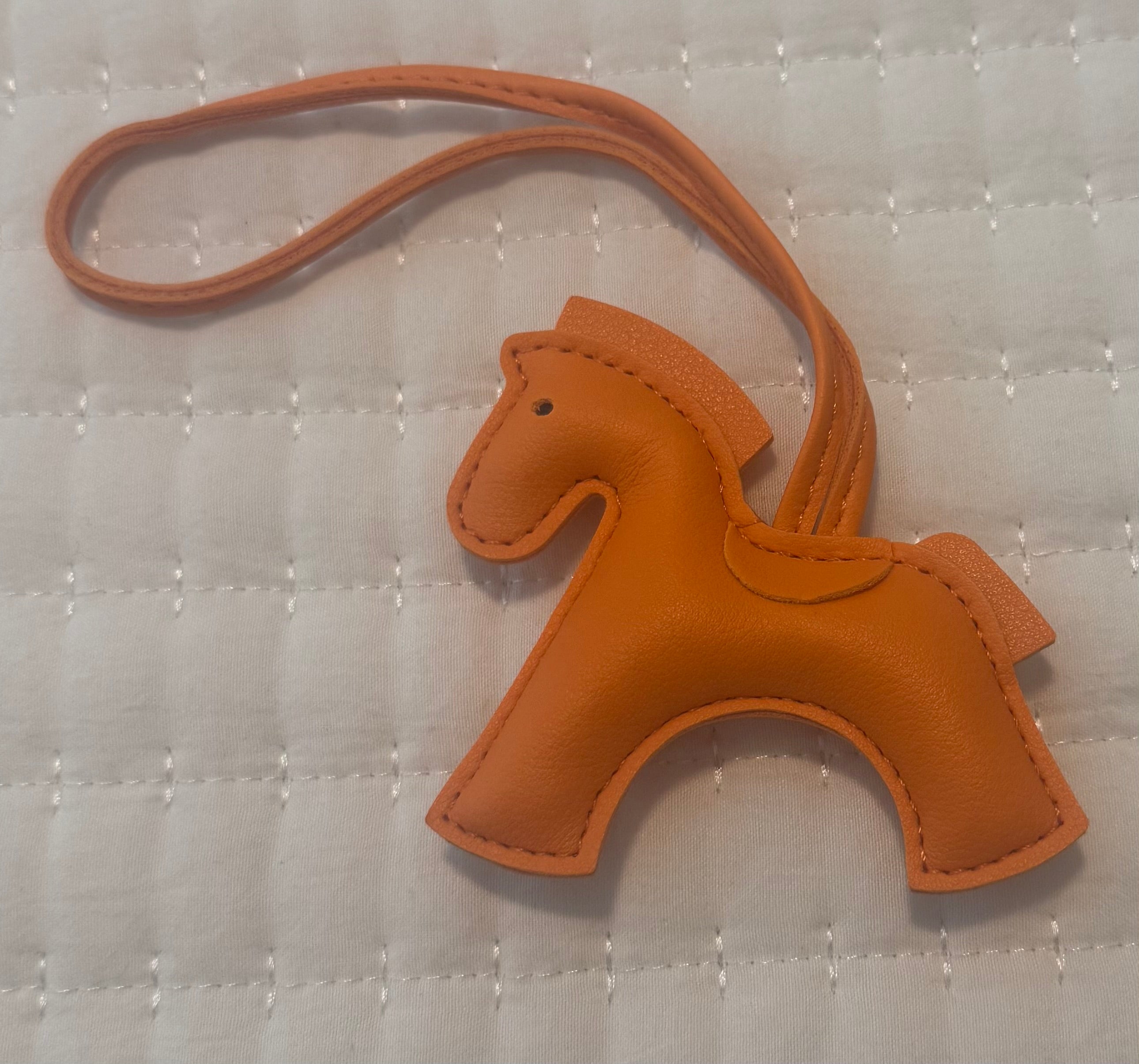 Hermés inspired leather horse