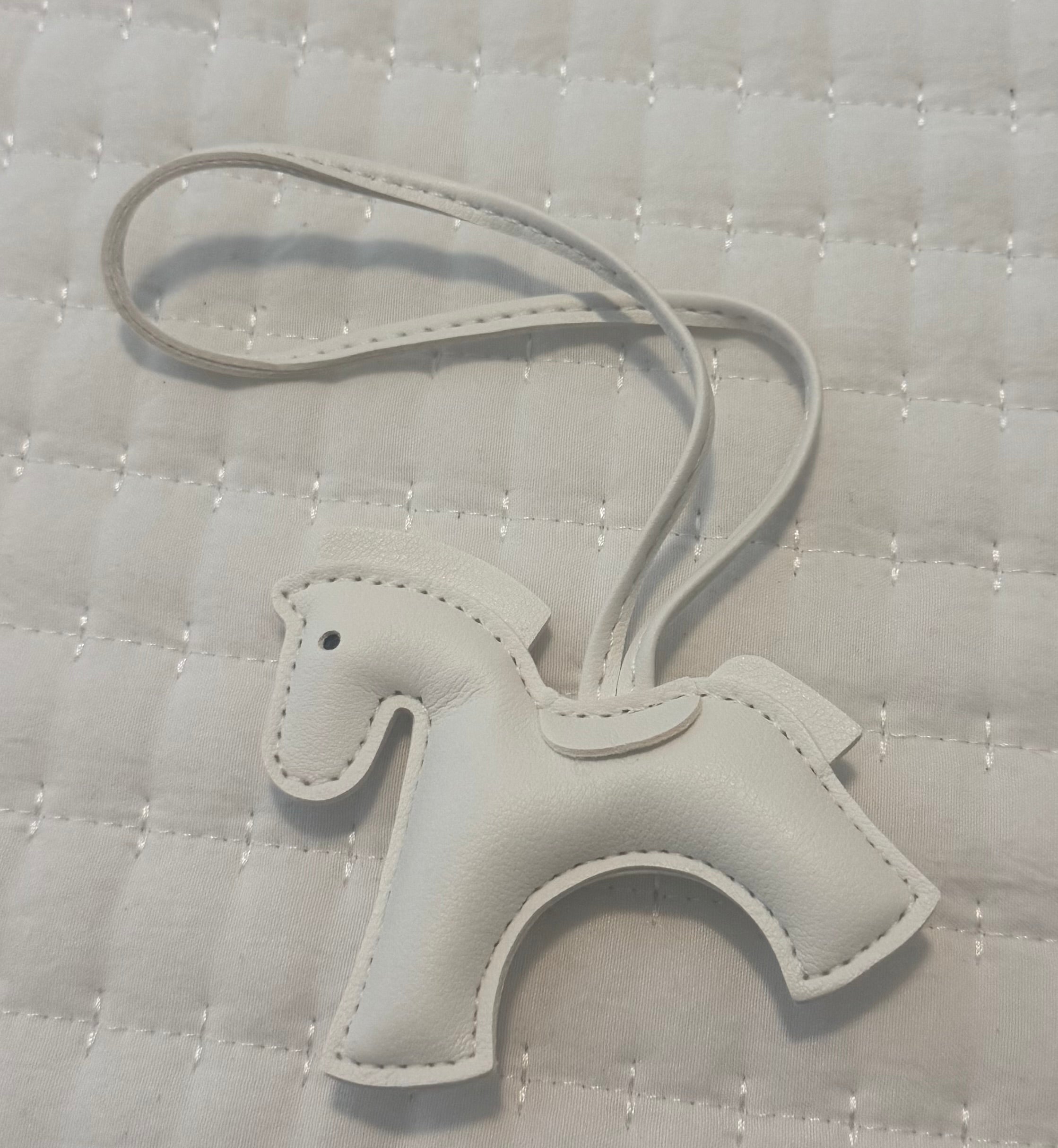 Hermés inspired leather horse