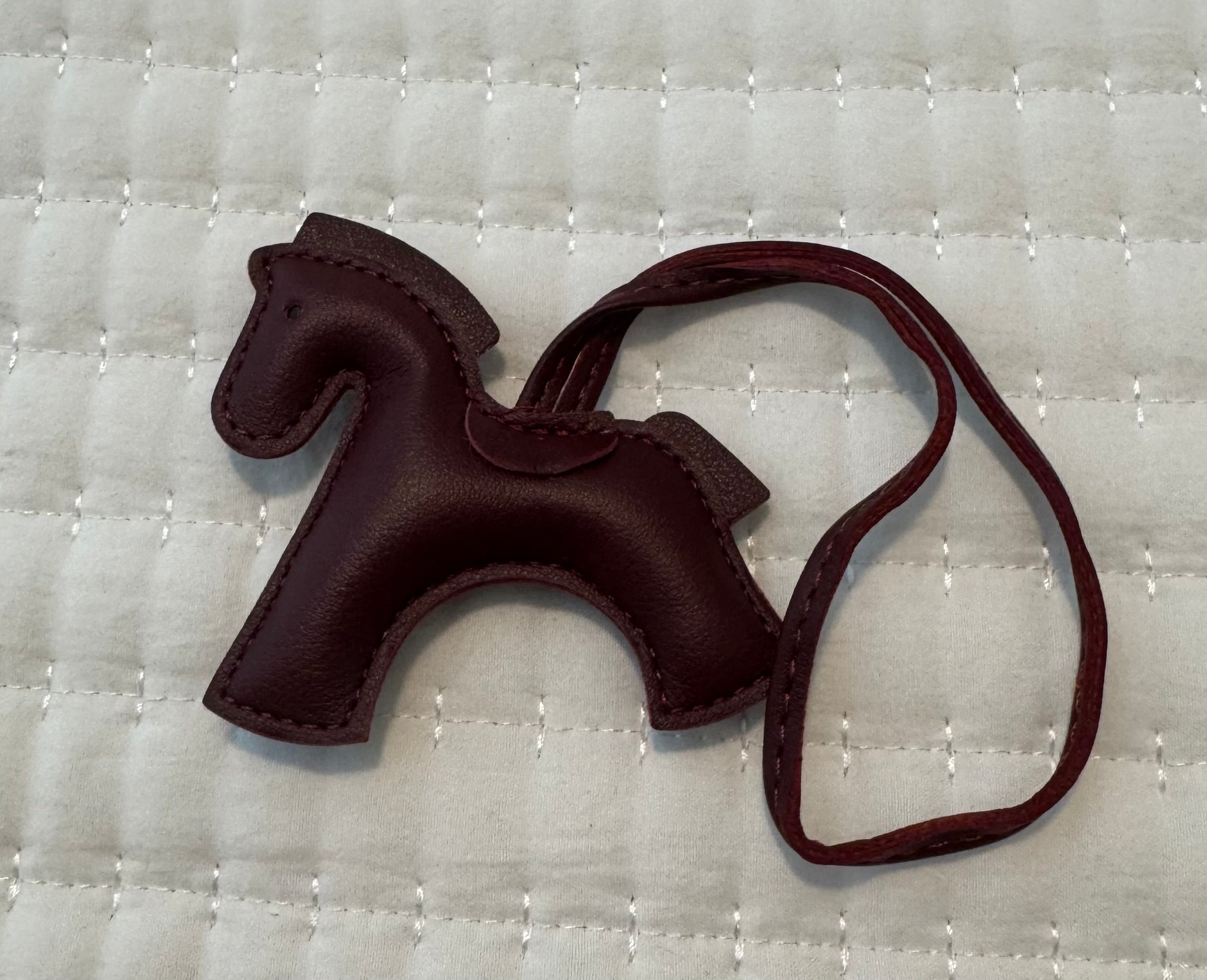 Hermés inspired leather horse