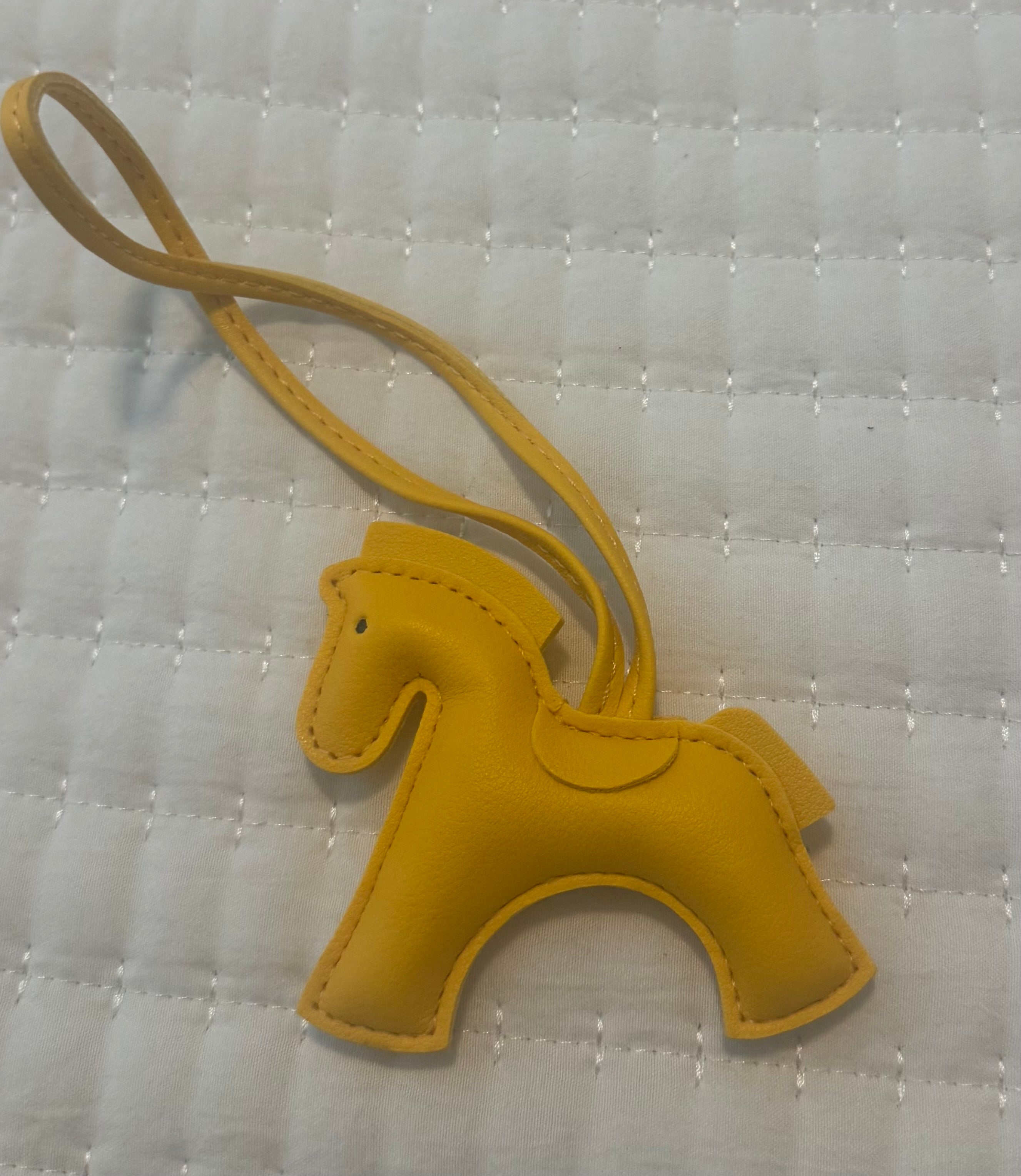 Hermés inspired leather horse