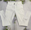 Ellie Knee Patch 2.0 Show Breeches-WHITE